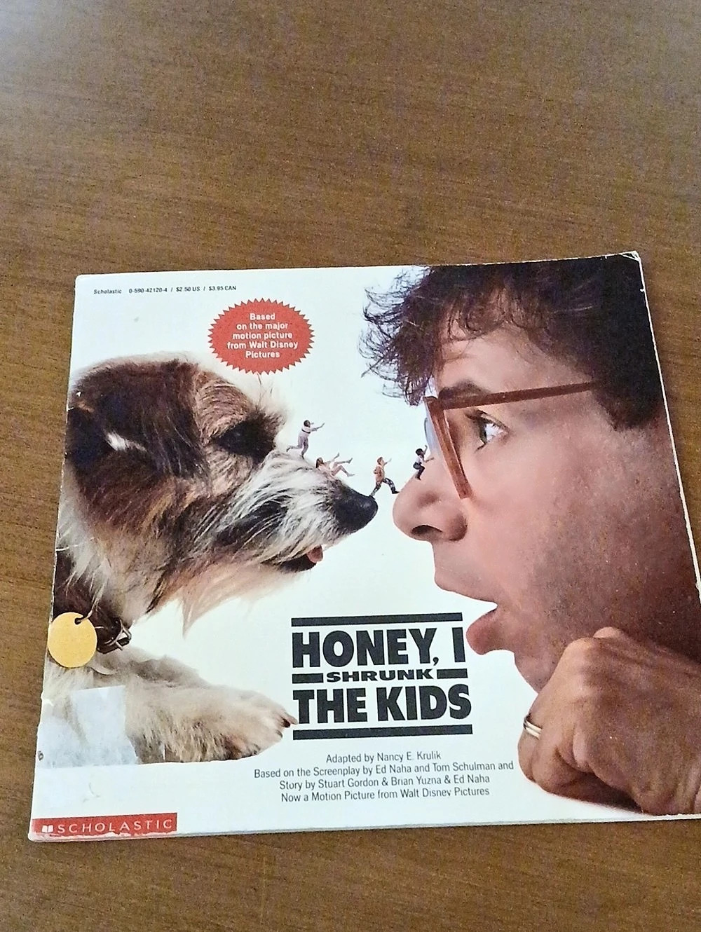 Scholastic Honey, I Shrunk the Kids by Nancy Krulik Picture Book For Kids Movie